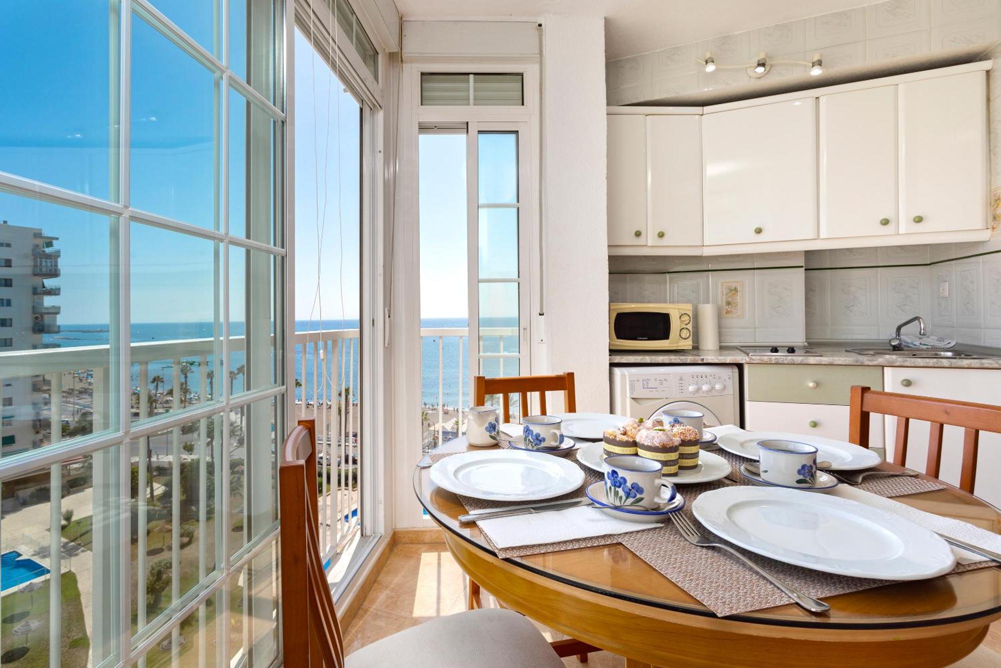 Apartamento Con Vistas Al Mar En Benalmádena Kültér fotó